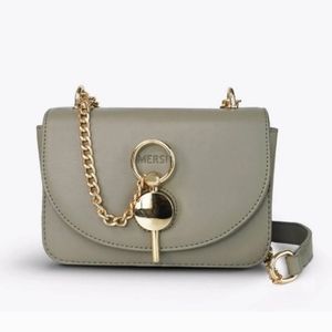 Mersi NWT MADDIE‎ CROSSBODY | Sage Green with Dust Bag